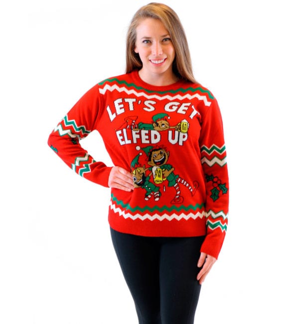 Let’s Get Elfed Up! An Ugly Christmas Sweater Review | Famous Ashley Grant