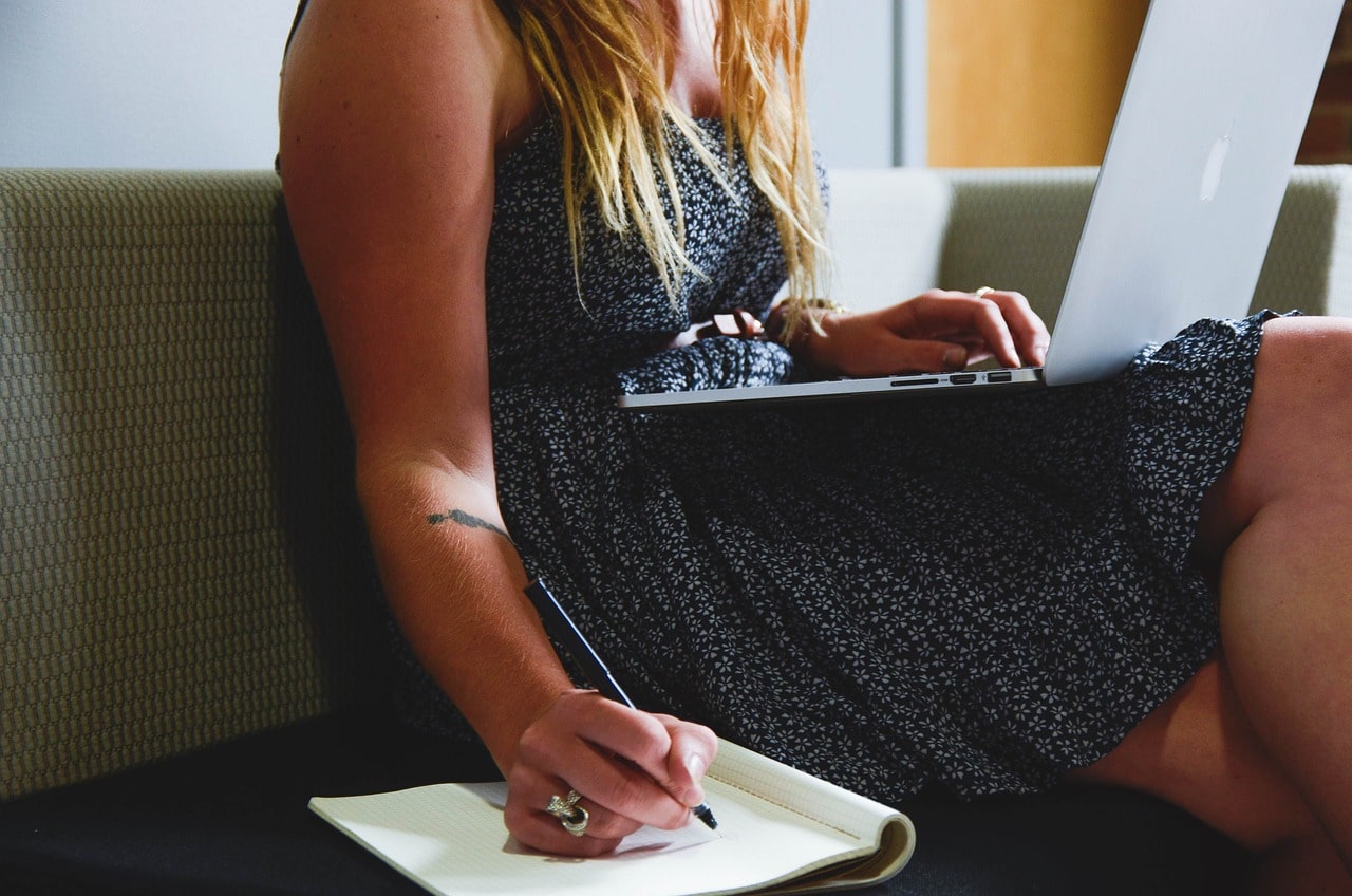 Leave a Corporate Job - Woman Typing on Computer