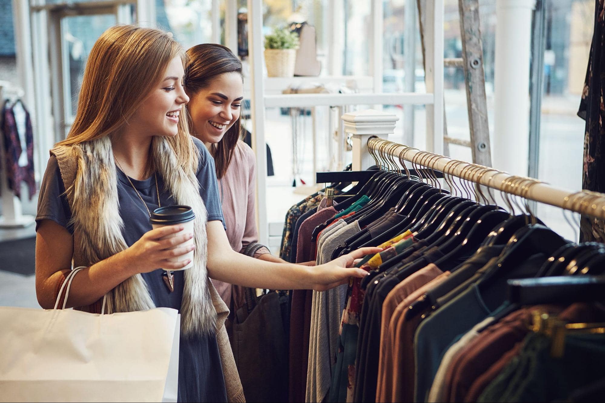 Seasonal Transitions - Girls Shopping