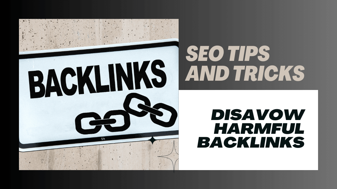 Disavow Backlinks Banner