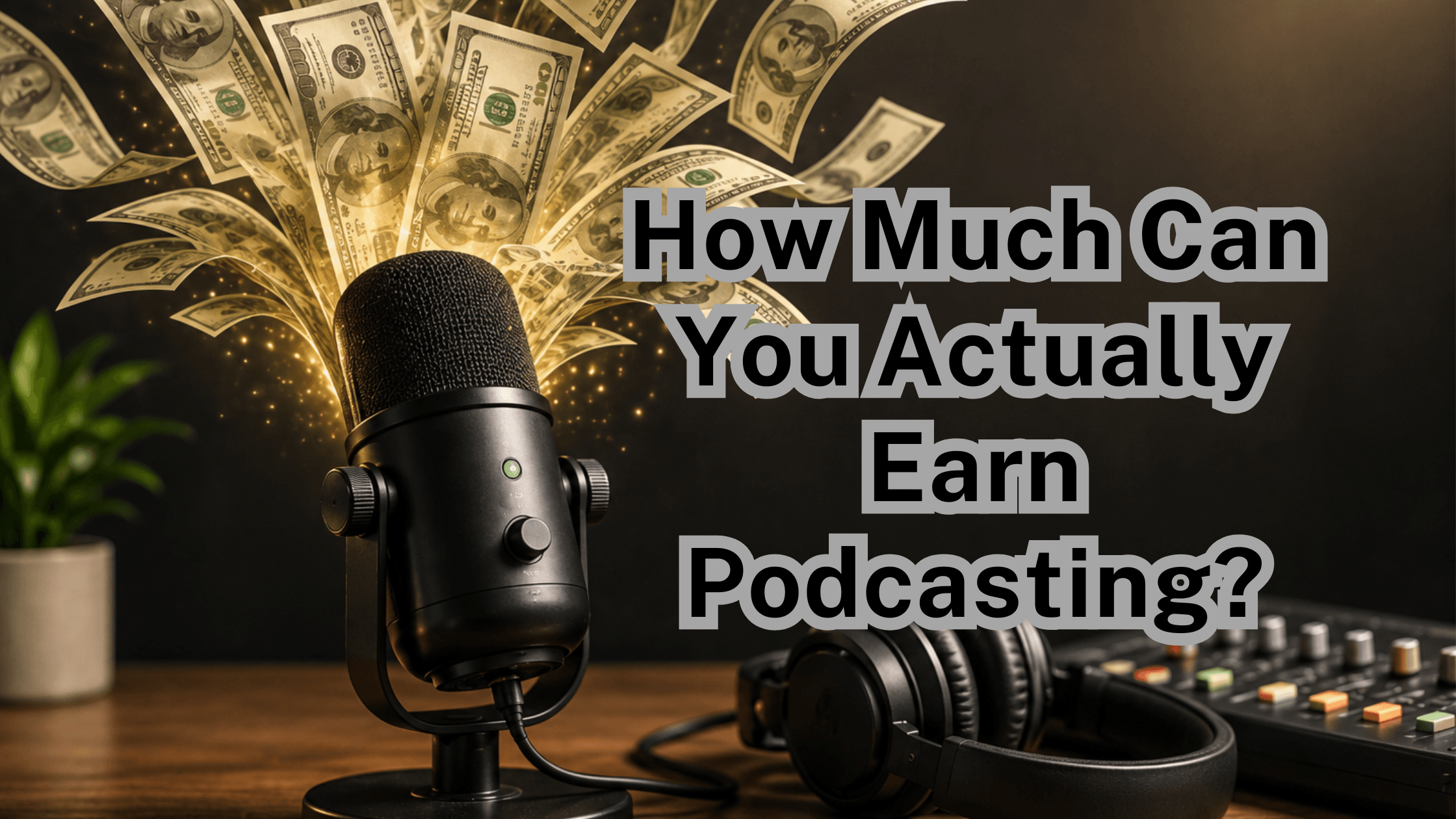 How Much Can You Actually Earn Podcasting (Free Calculator) Blog Header